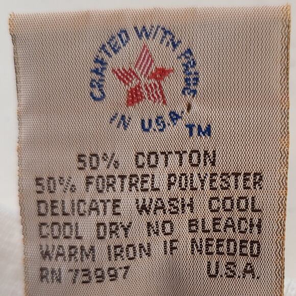 Vintage Valerie Sockwell Applique Golf Sweatshirt White Embroidered Size M 2918 - Picture 4 of 6